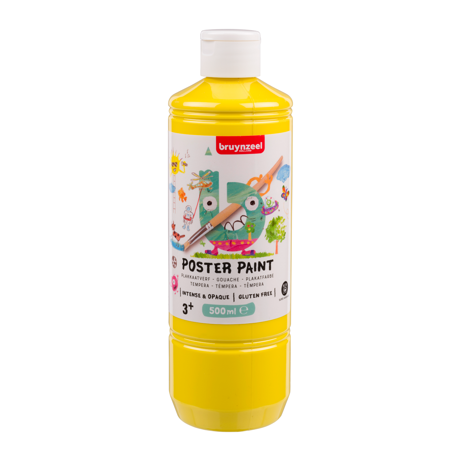 Gouache Bruynzeel 500 ml Jaune primaire