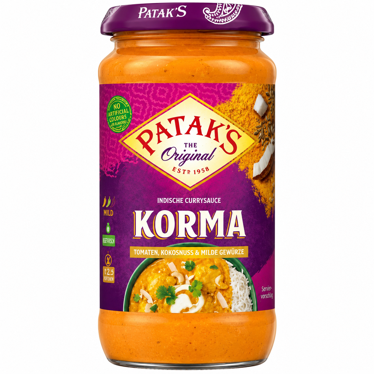 PATAK'S Sauce Korma - 450 g