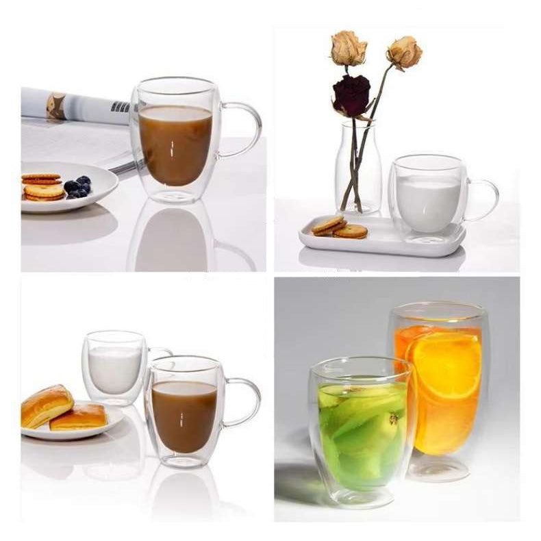 Verre à double paroi 450ml 2PK