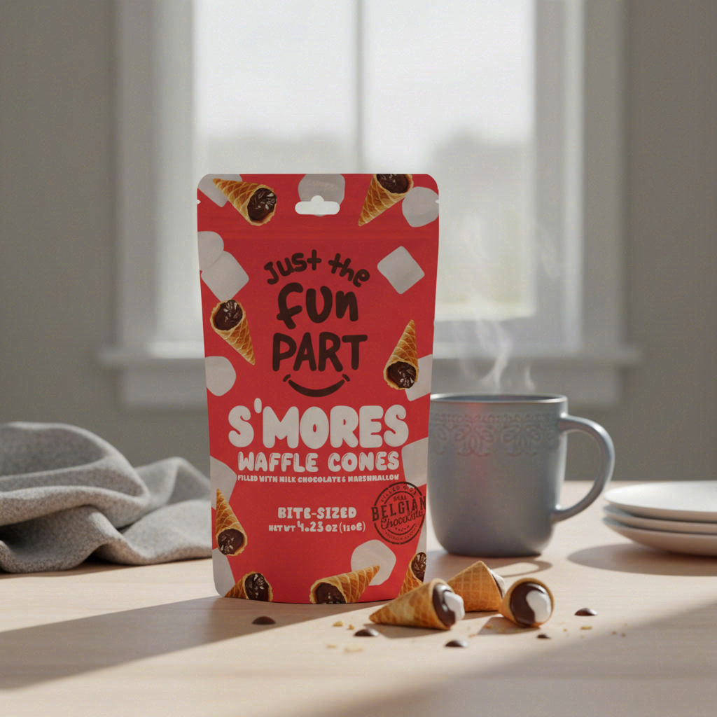 JUST THE FUN PART S'mores chocolat au lait et guimauve 120 g