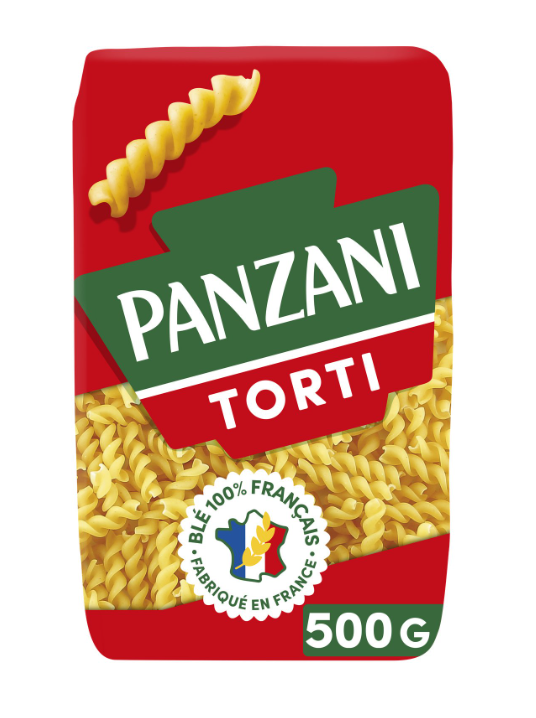 Panzani Pâtes Classiques Torti Paquet Cello - 500 g