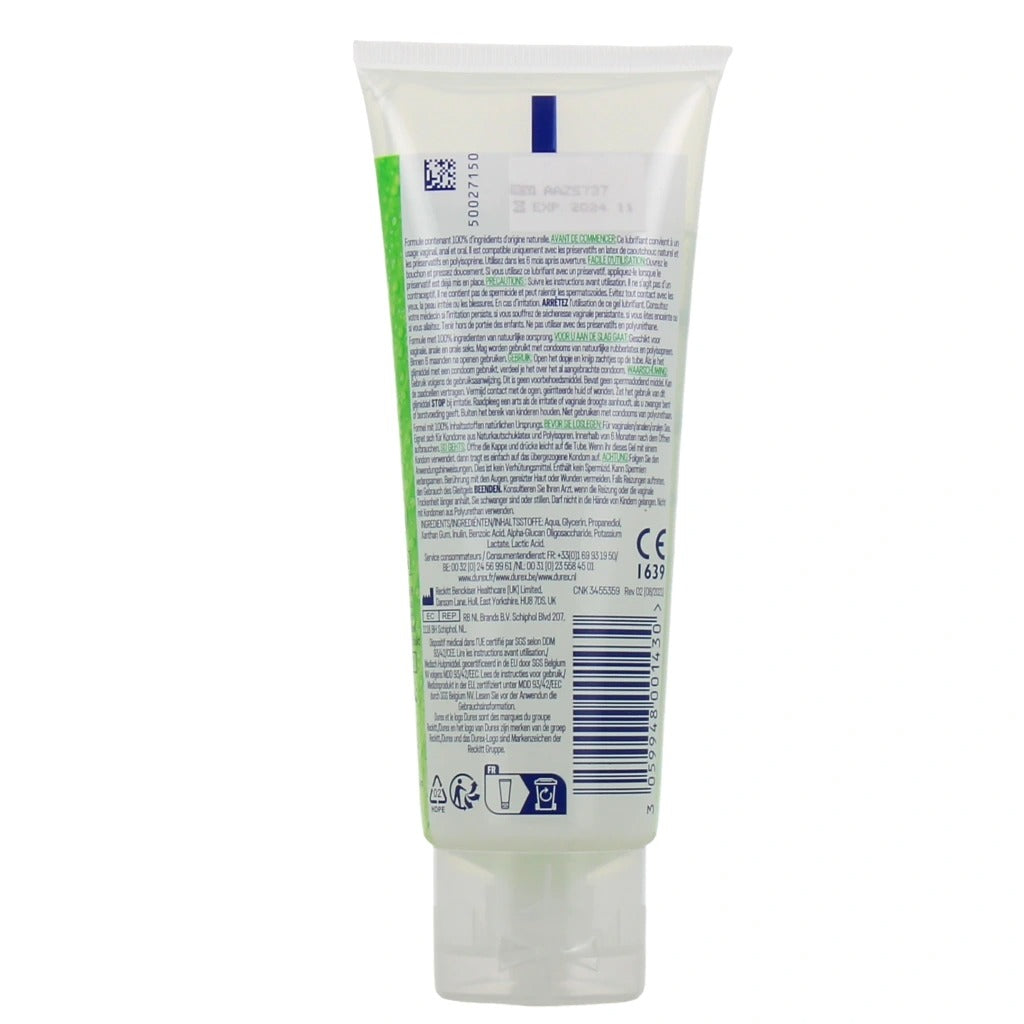 DUREX Lubrifiant Naturel à base d'eau (Vert) - 100 ml