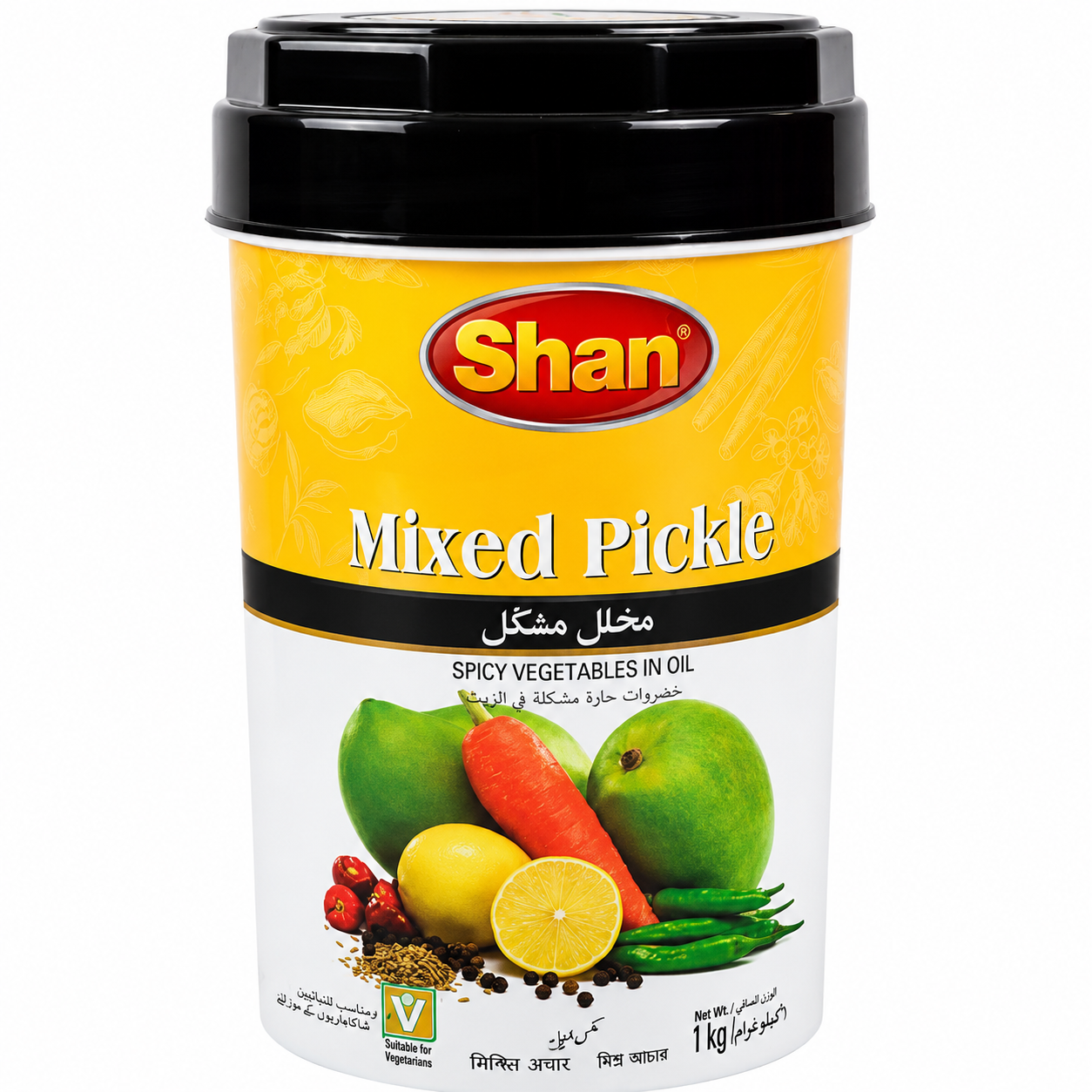 Shan Mélange de légumes vinaigrés - 1 kg