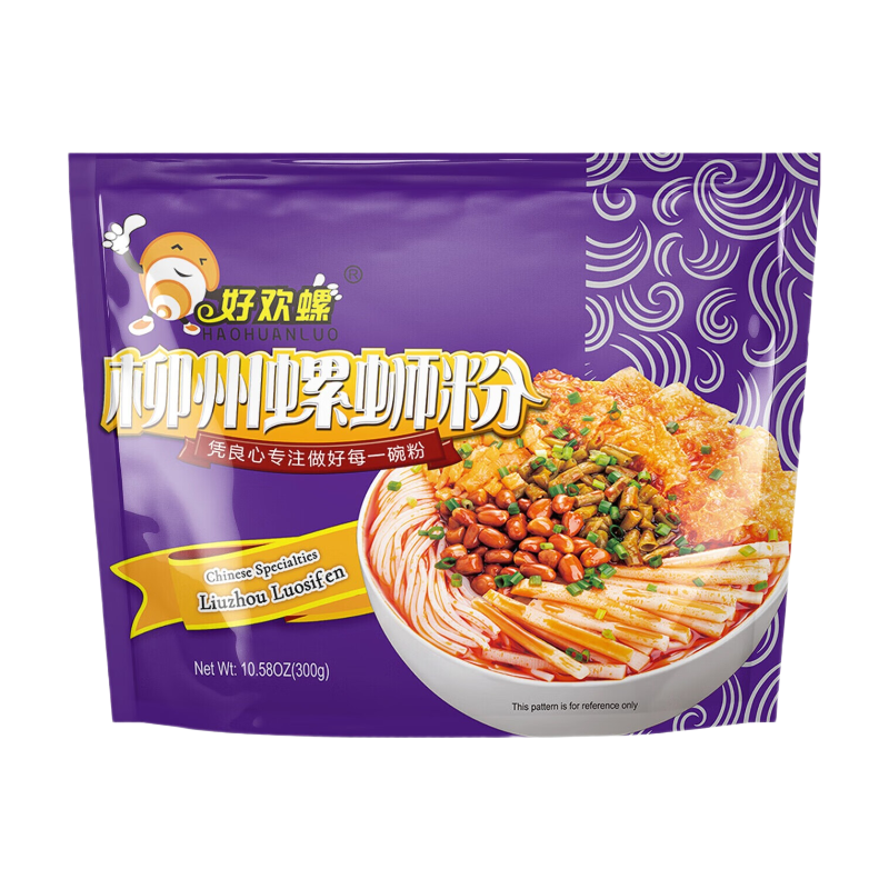 HAOHUANLUO Nouilles de riz Luosifen de Liuzhou - 300 g