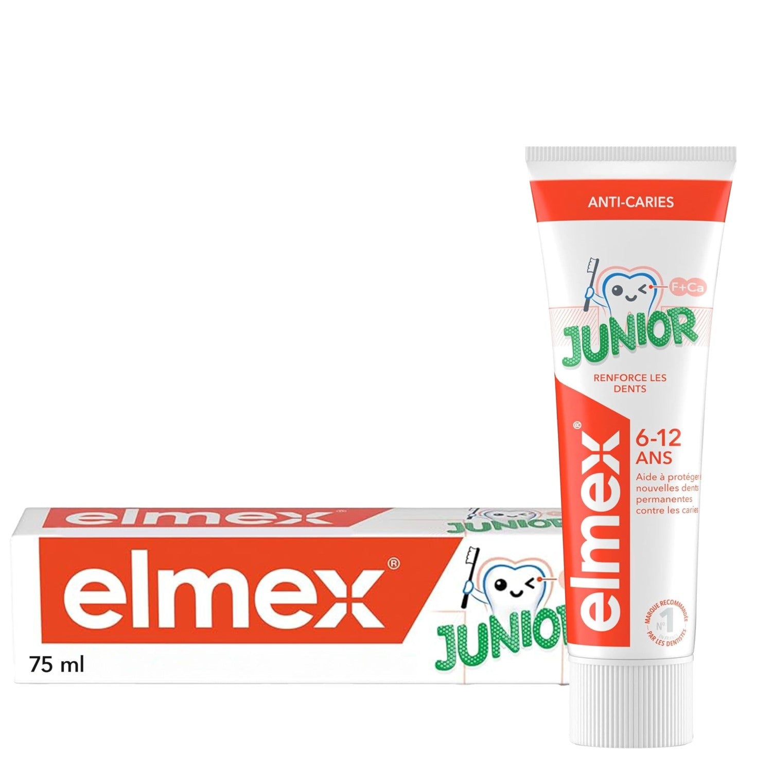 Elmex - Dentifrice 6-12 ans - Anti-caries - 75ml