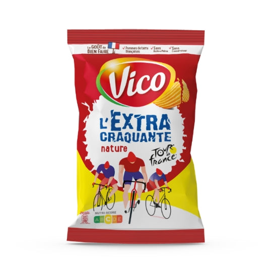 Vico Chips de Pommes de Terre Ondulées Extra Croustillantes, 150 g