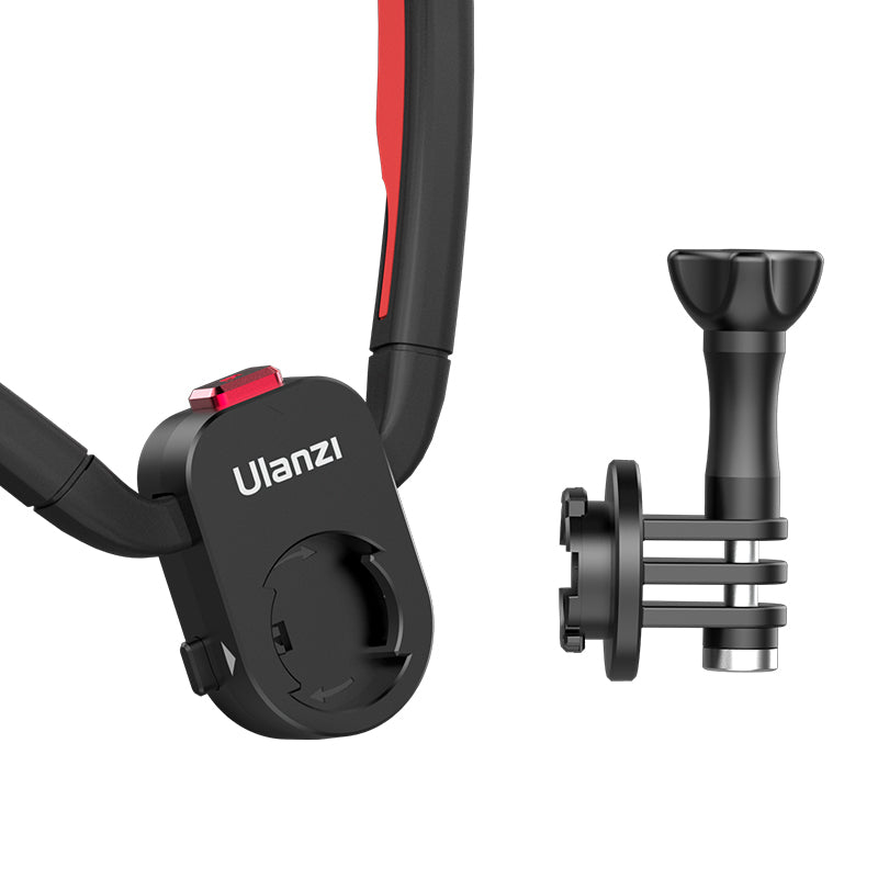 Ulanzi Support de cou magnétique pour Pictron Action Camera Mount et série Insta360 avec multi-angle réglable et fermoir rapide
