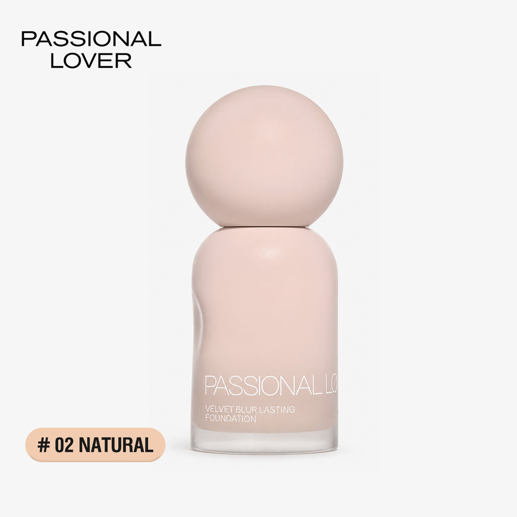 Passional Lover Fond de Teint Liquide Anti-Transfert 4.0 02 Naturel 30 ml