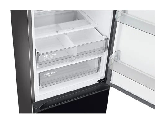SAMSUNG Réfrigérateur Combiné RB38C7B5C22 390 L Noir Classe C