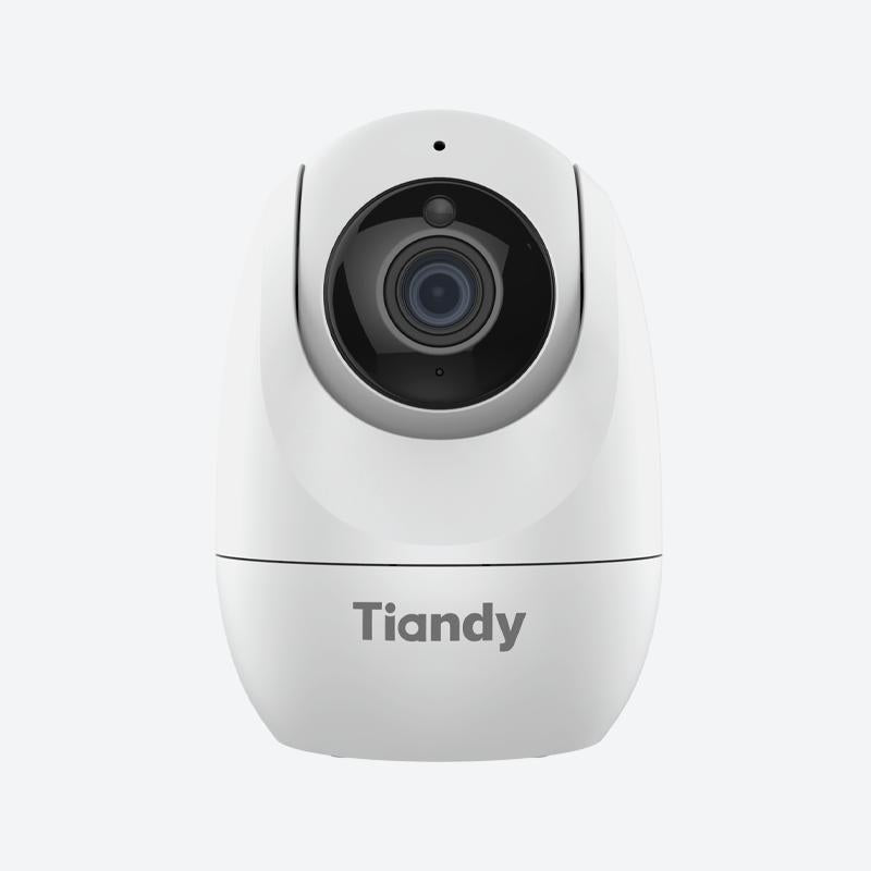 Tiandy Caméra de surveillance intérieure domestique 4 Mpx, PTZ 350°, sur secteur, Wi-Fi 2,4 g, IA détection humaine/mouvement, Vision nocturne
