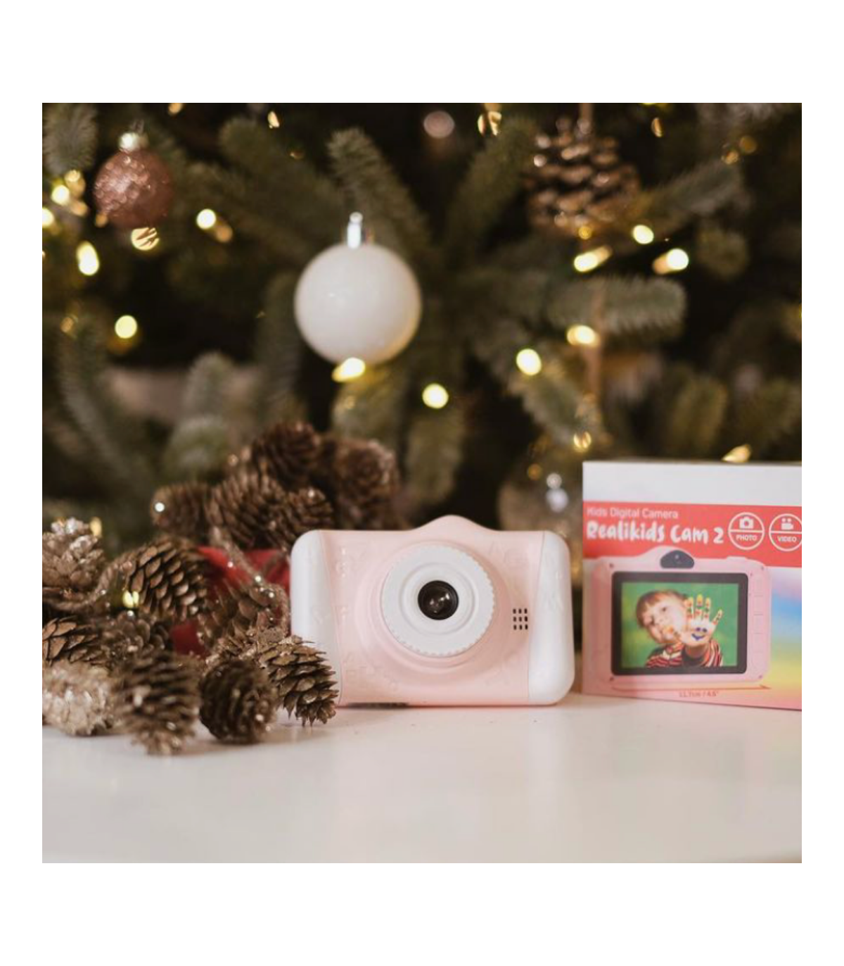 AgfaPhoto Appareil photo numérique étanche pour enfants Rose