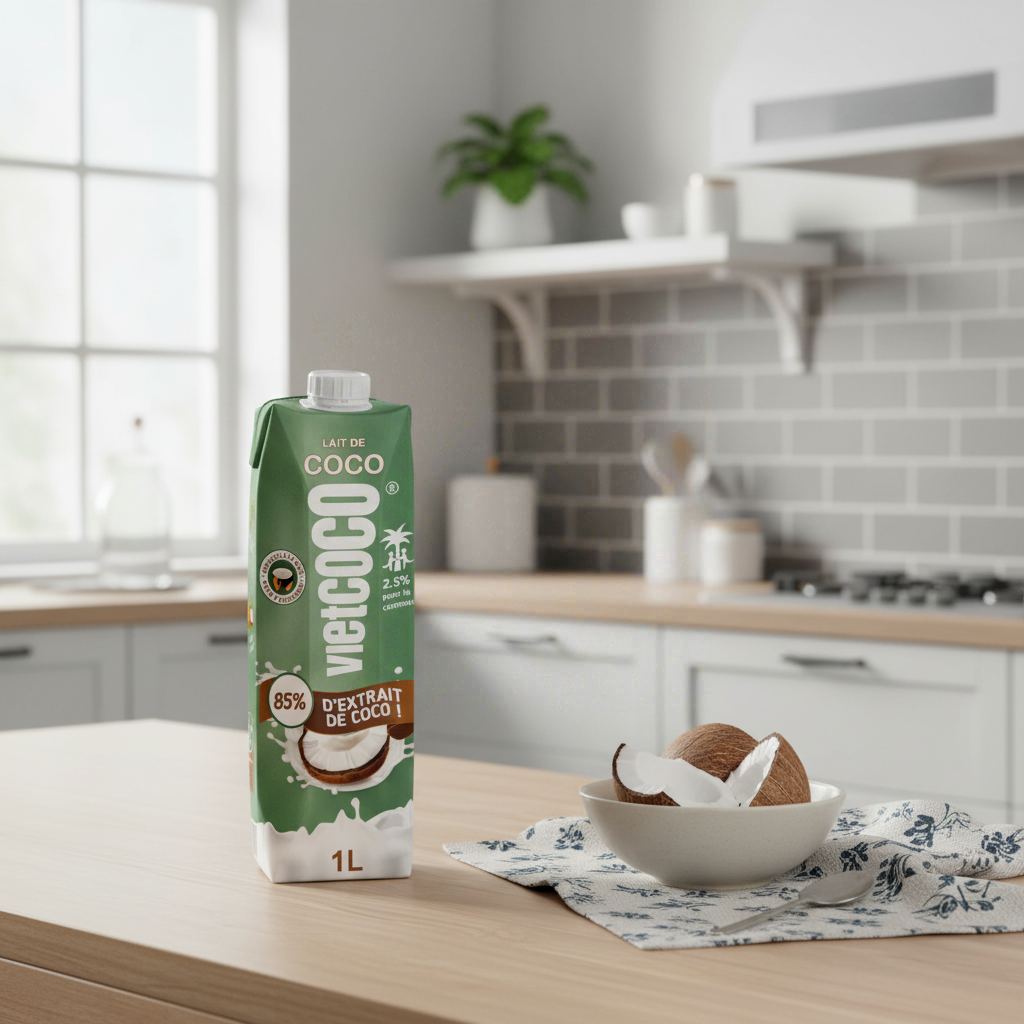 VIETCOCO Lait de coco 17-19% MG 1L