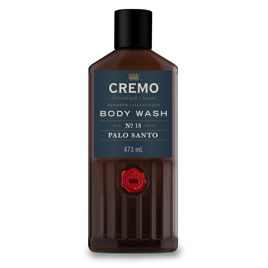 CREMO Reserve Collection - Gel Douche Palo Santo - Parfum Subtil - 473 ml