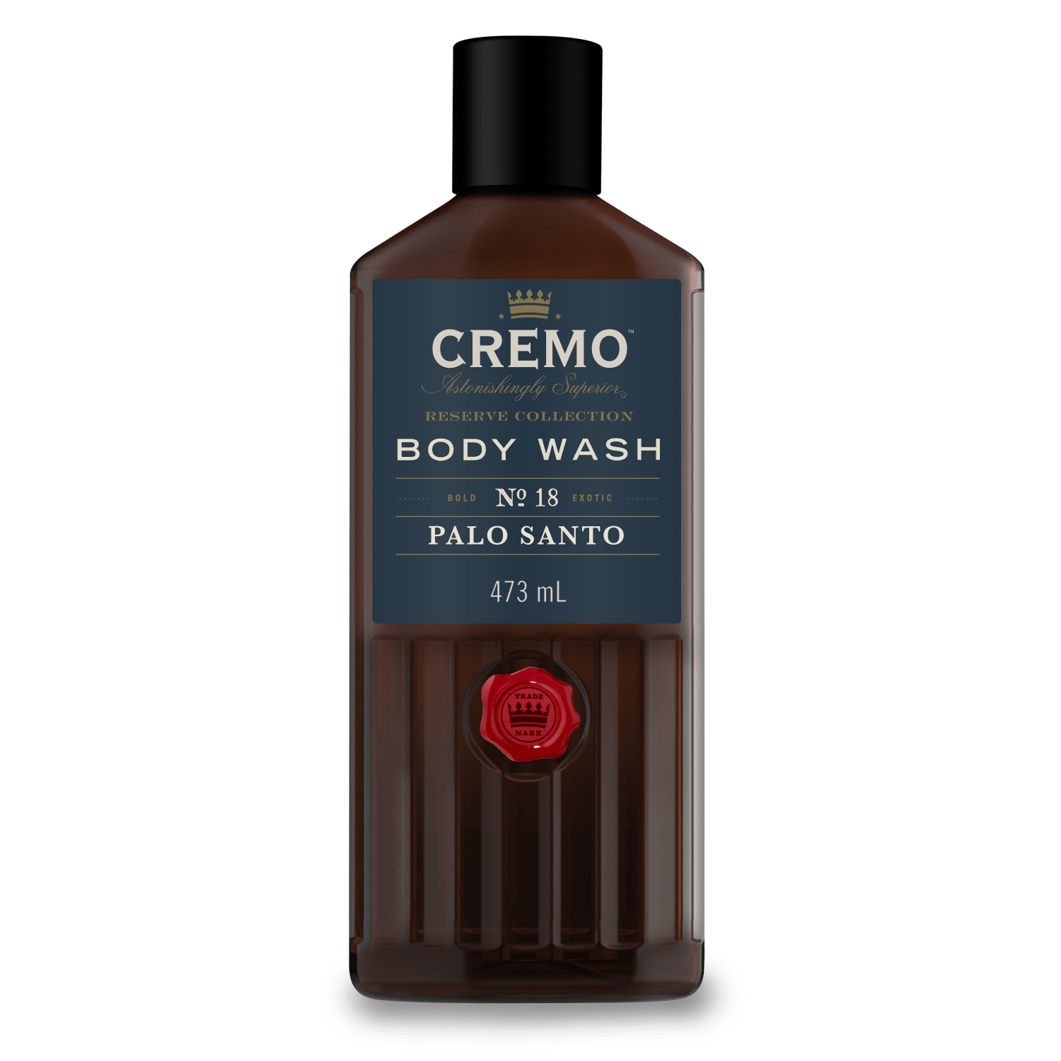 CREMO Reserve Collection - Gel Douche Palo Santo - Parfum Subtil - 473 ml