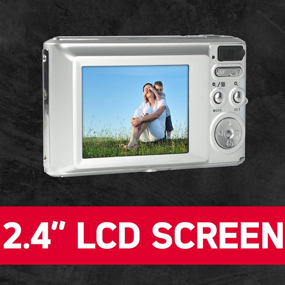 AgfaPhoto Appareil photo numérique compact DC5500 24 Mpx zoom 8x argent