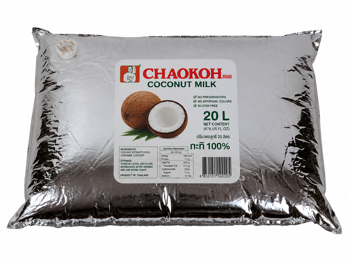CHAOKOH Lait de coco 17 % de matières grasses 20 L