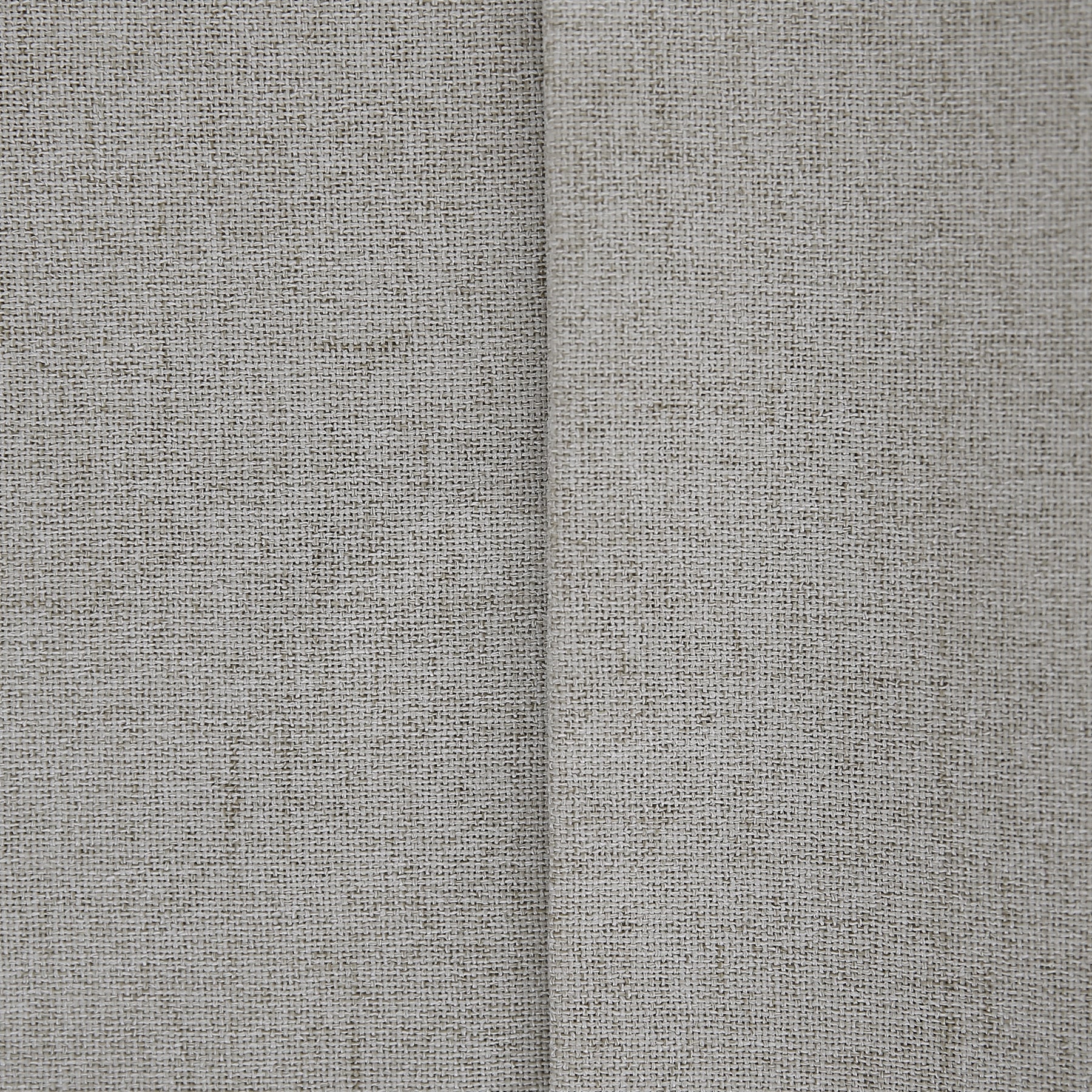 Deconovo Housse de coussin en tissu aspect lin, gris clair, 50 x 50 cm, 1 pièce