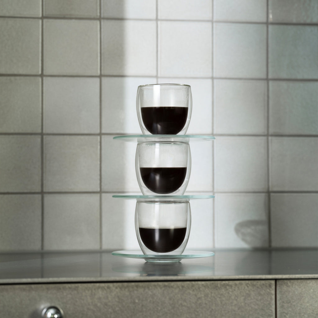 Bodum Pavina Lot de 6 petits verres à double paroi - 80 ml