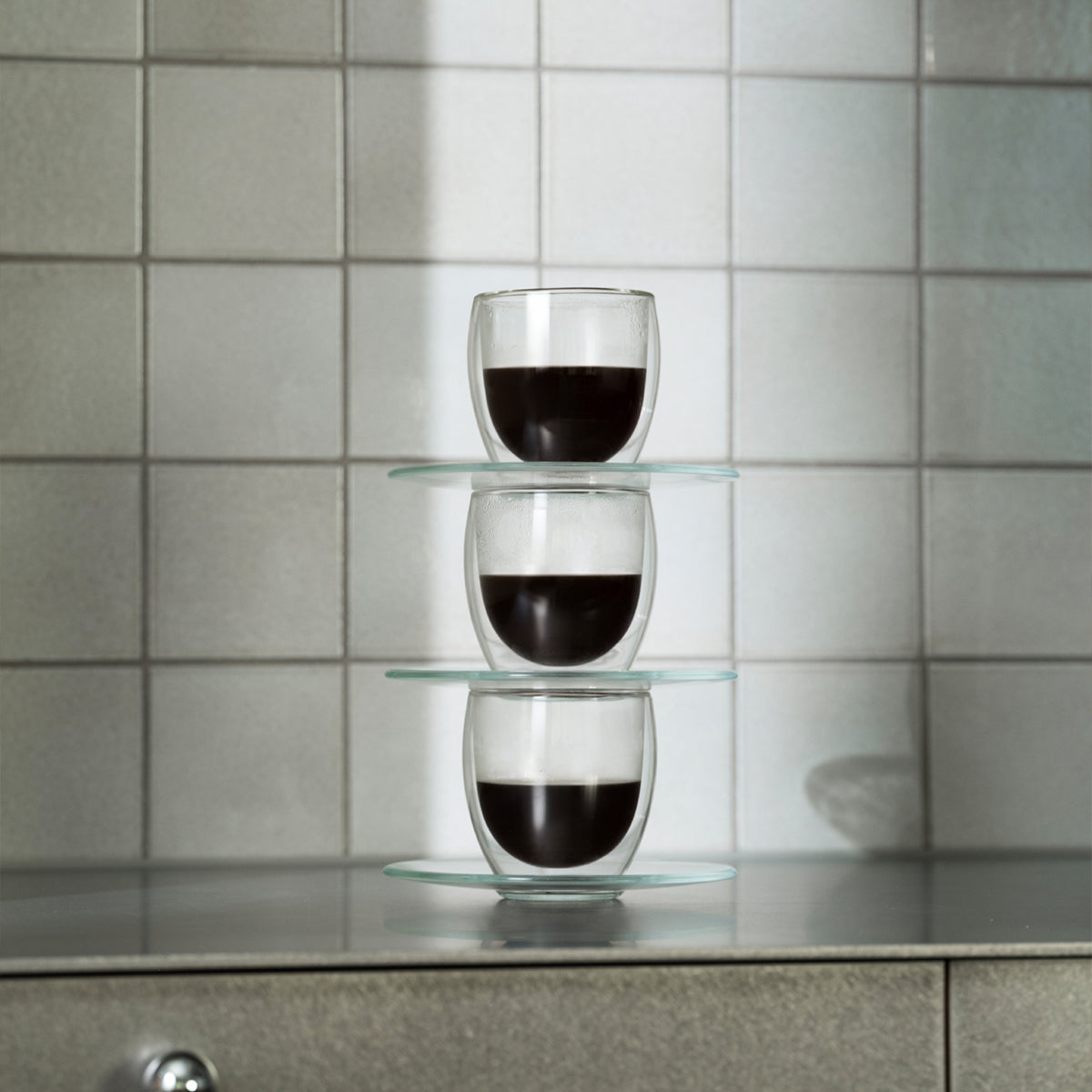 Bodum Pavina Lot de 6 petits verres à double paroi - 80 ml