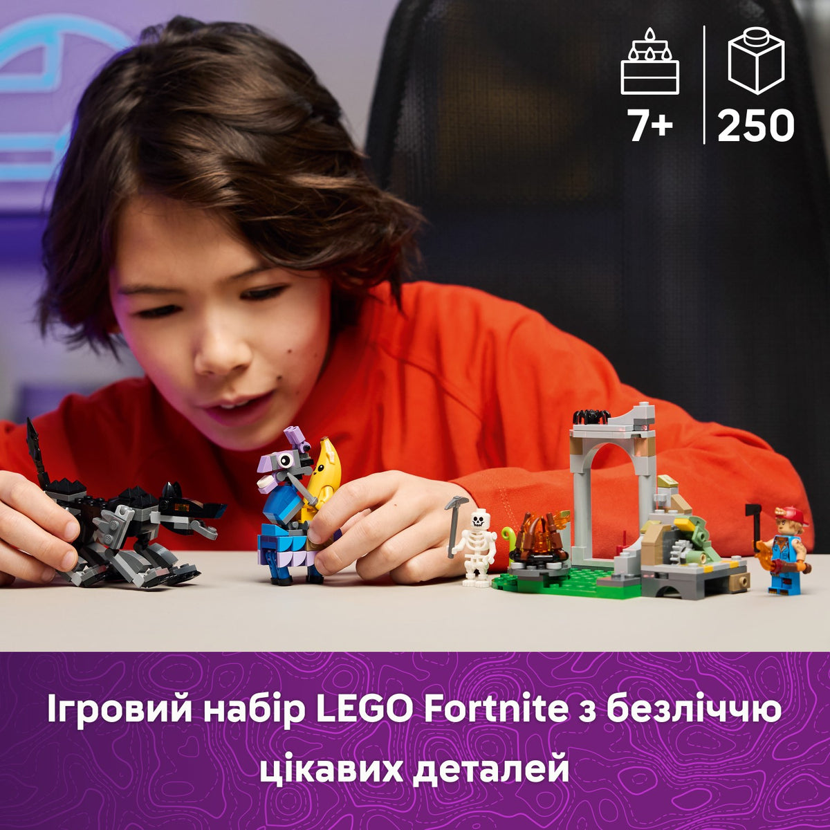 LEGO Fortnite 77075 Le camp de Banane et Mécano