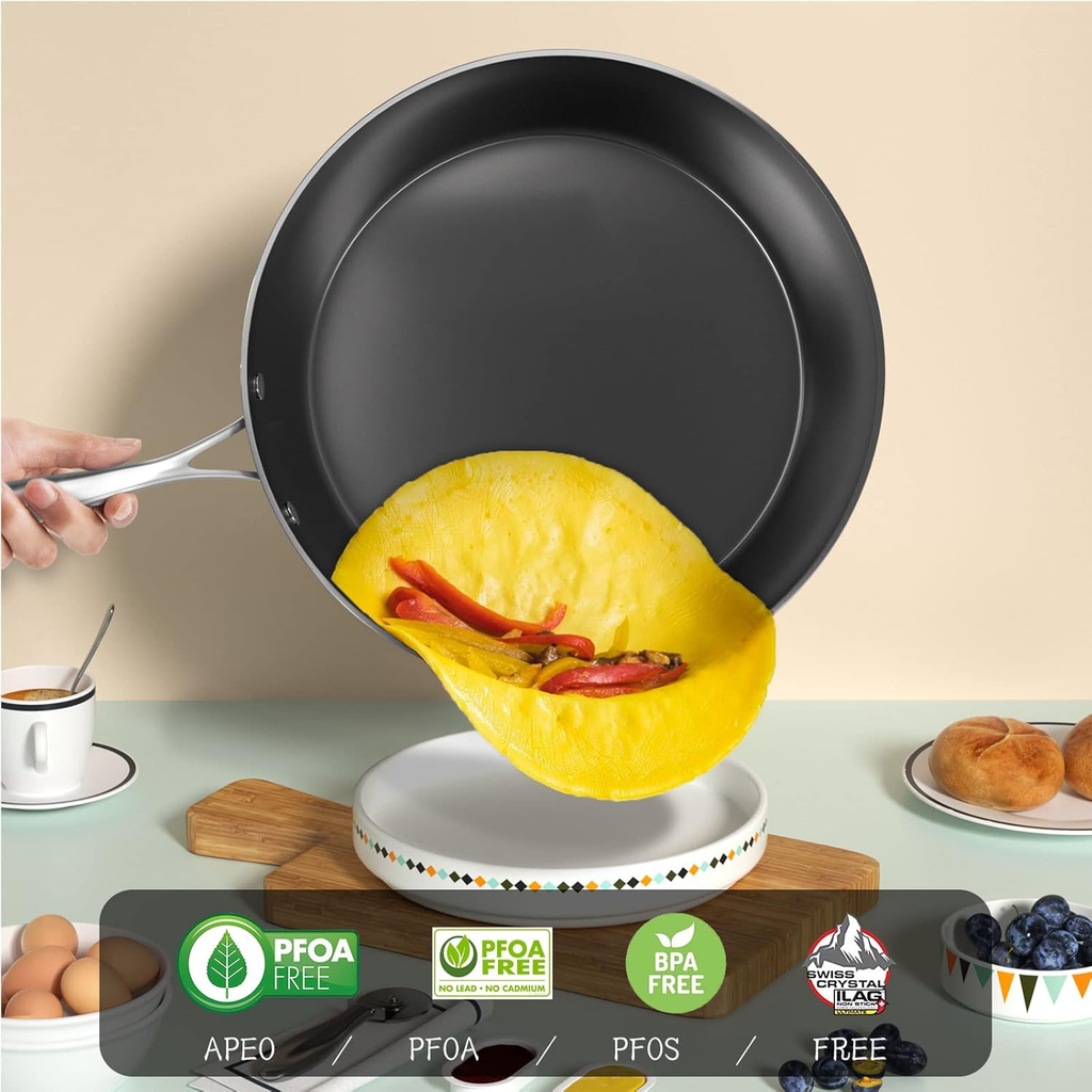 Poêle à frire 28 cm avec spatule