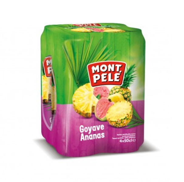 MONTPELE Boissons à l'ananas et la goyave - 4 x 50 cl