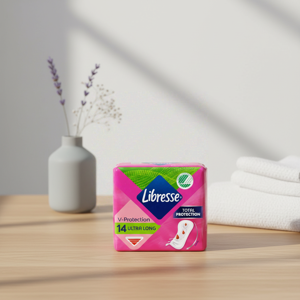 LIBRESSE Serviettes hygiéniques invisibles Super - Lot de 14 serviettes