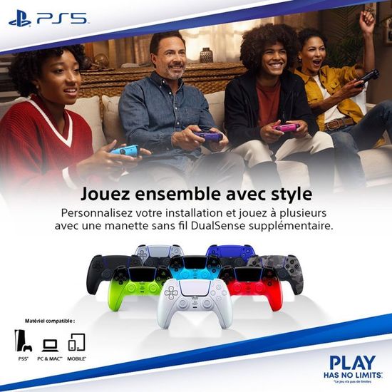 Sony Manette PS5 sans fil Dualsense - Cobalt Blue