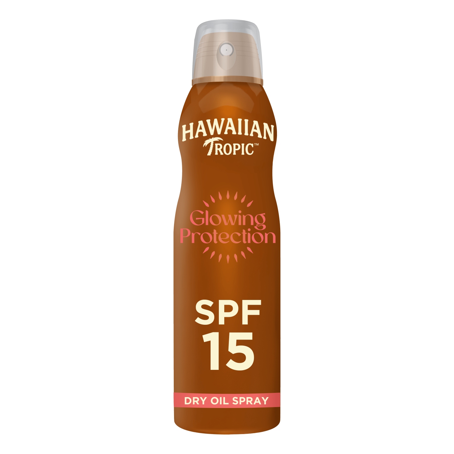 HAWAIIAN TROPIC Glowing Protection Brume huile solaire SPF 15 - 200 ml