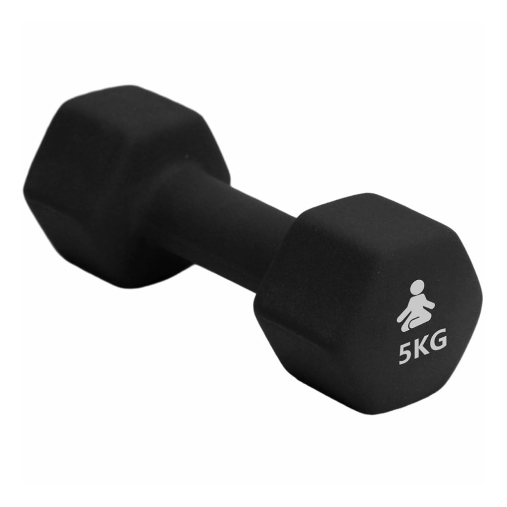 FITPADDY DB1X5BK Haltères Premium en Néoprène 5 kg Noir