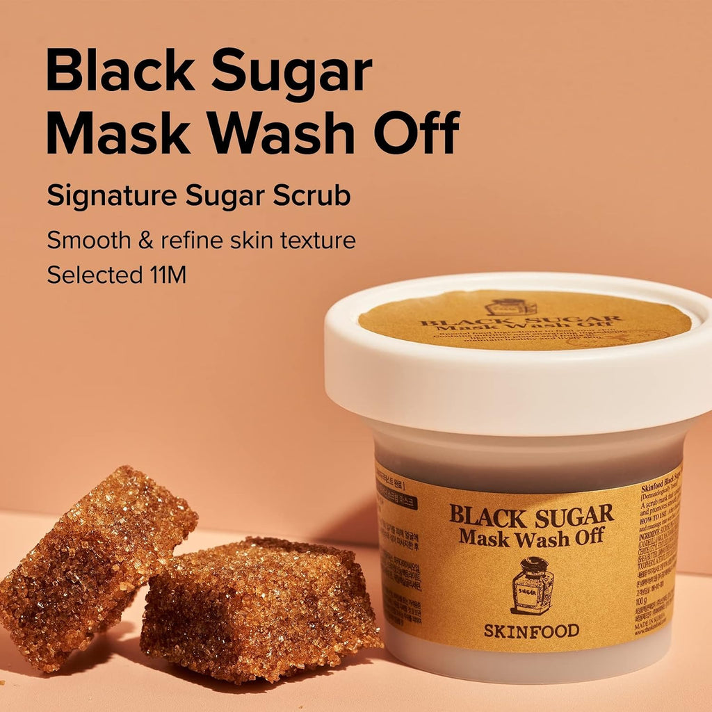 SKINFOOD Masque Nettoyant Sucre Noir 120 g