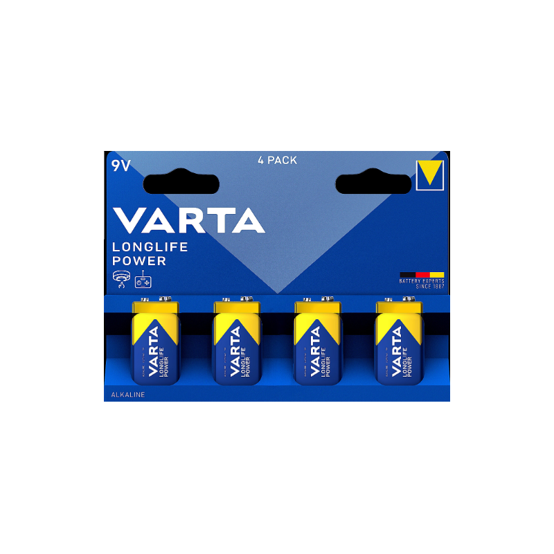 VARTA PILES ALCALINES LONGLIFE POWER V x4