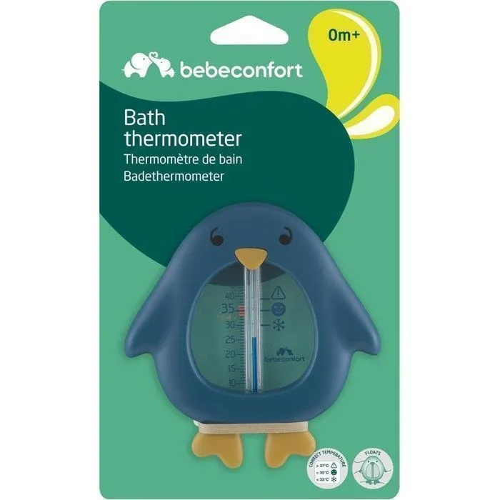 BÉBÉ CONFORT Thermomètre de bain pingouin Bleu 1 unité