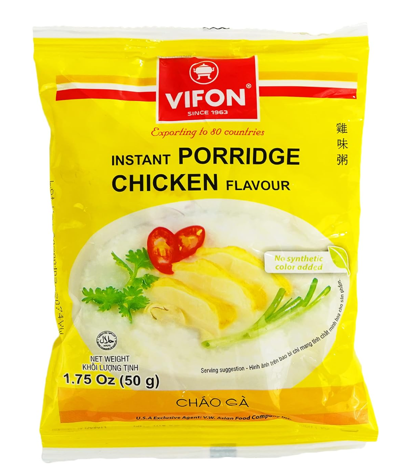 VIFON Porridge de riz instantané saveur poulet 50 g