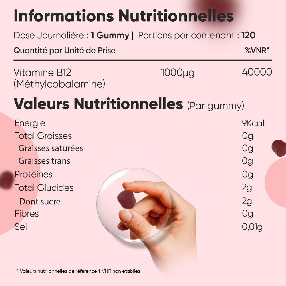 WeightWorld Vitamine B12 1000 mcg 120 Gummies