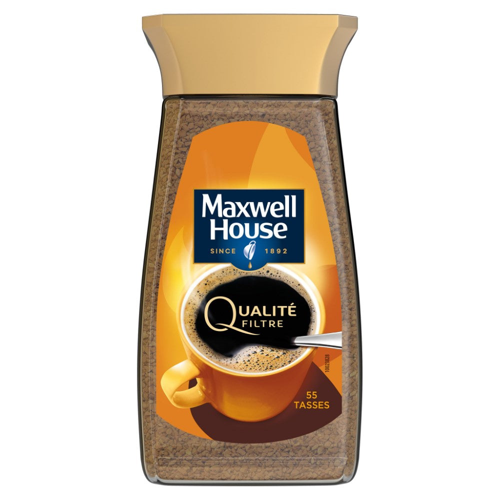 MAXWELL HOUSE Café Soluble Classique Pot en Verre 100g