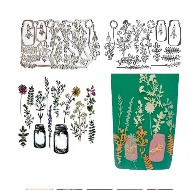 Dies de découpe de bordure en métal Dies de découpe de gabarits pour scrapbooking album photo Dies de papier à gaufrage décoratif pour la création de cartes Modèle