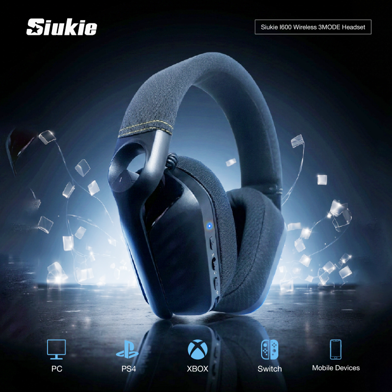 Siukie I600 Casque sans Fil 3 Modes