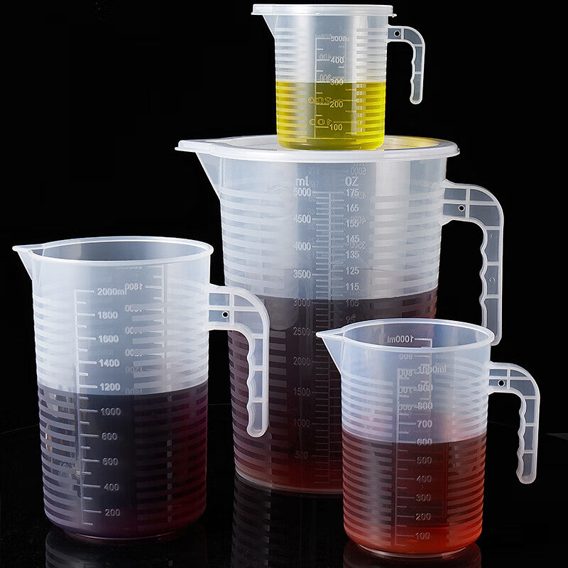 BJ Set de Tasses à Mesurer en Plastique, 3 Pièces, 500ml + 1000ml + 2000ml