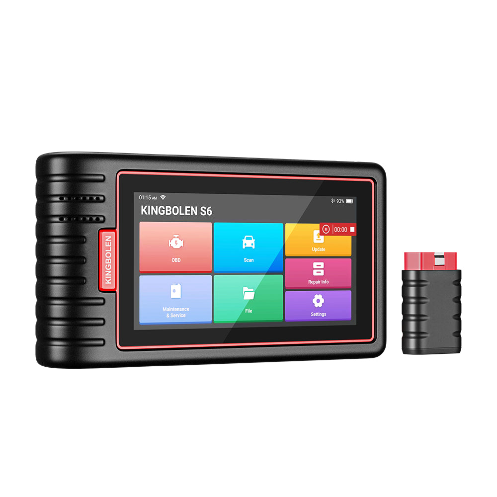 Scanner OBD2 KINGBOLEN S6, outil de diagnostic de voiture de lecteur de code du système Bluetooth tout, outil de balayage SAS/BMS/TPMS d'entretien Auto-VIN 28+