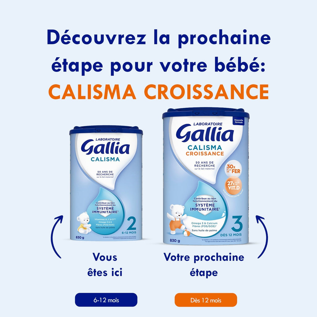 Laboratoire Gallia Calisma 2nd Age Lait de Suite en Poudre Dès 6 Mois 830 g