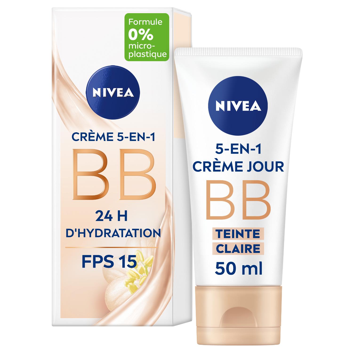 NIVEA Essentiels BB Crème Hydratante Teinte Médium FPS15 50ml