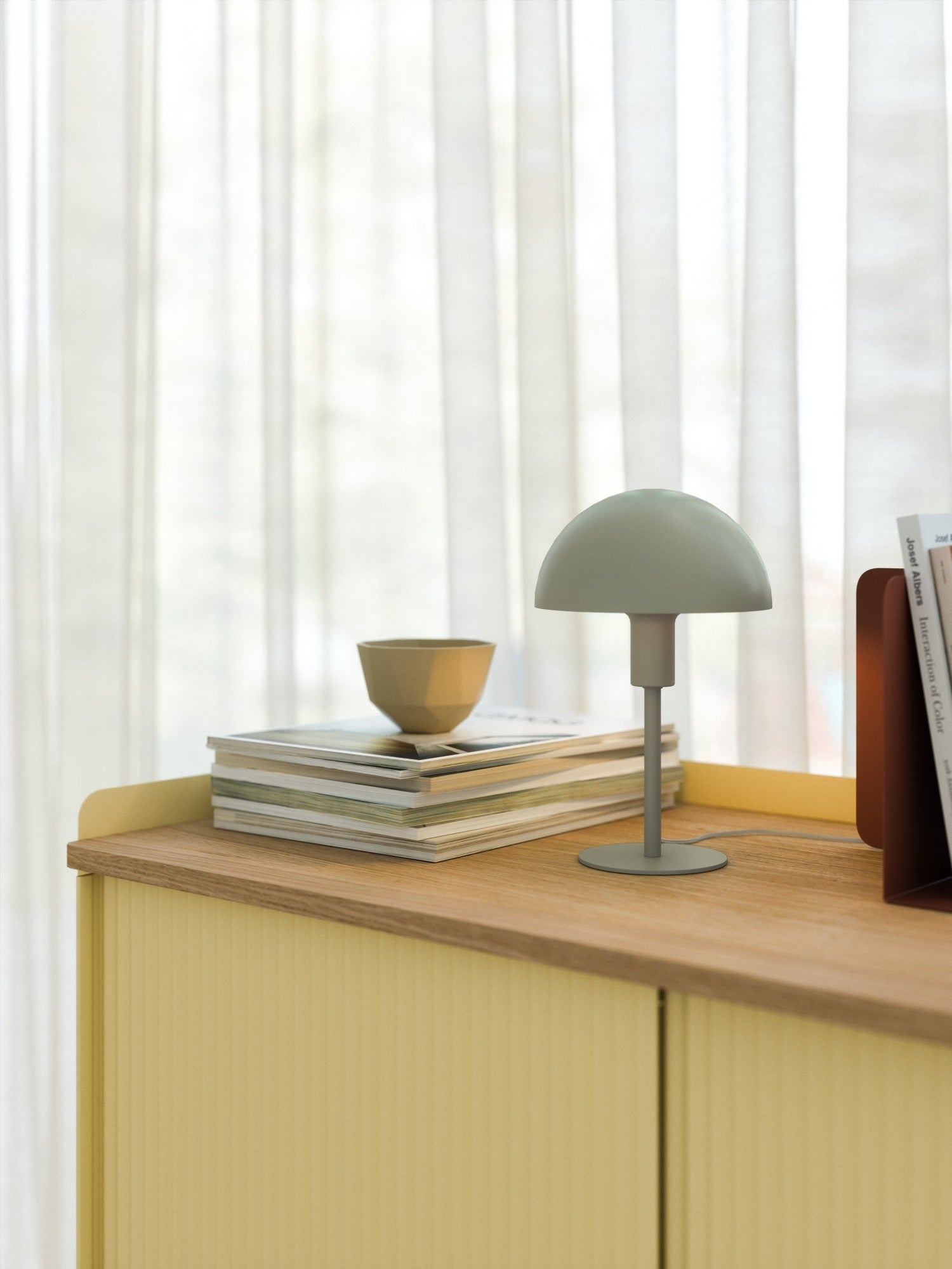 Lampe à poser ELLEN Mini métal vert poudré IP20 E14 - Nordlux, Intérieur