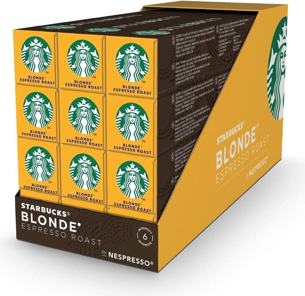 STARBUCKS Café Blonde Espresso Roast compatible Nespresso 12 x 10 capsules 53g