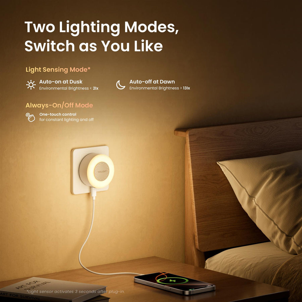 Yeelight Chargeur USB avec fonction de veilleuse - Jelly 4 Plus