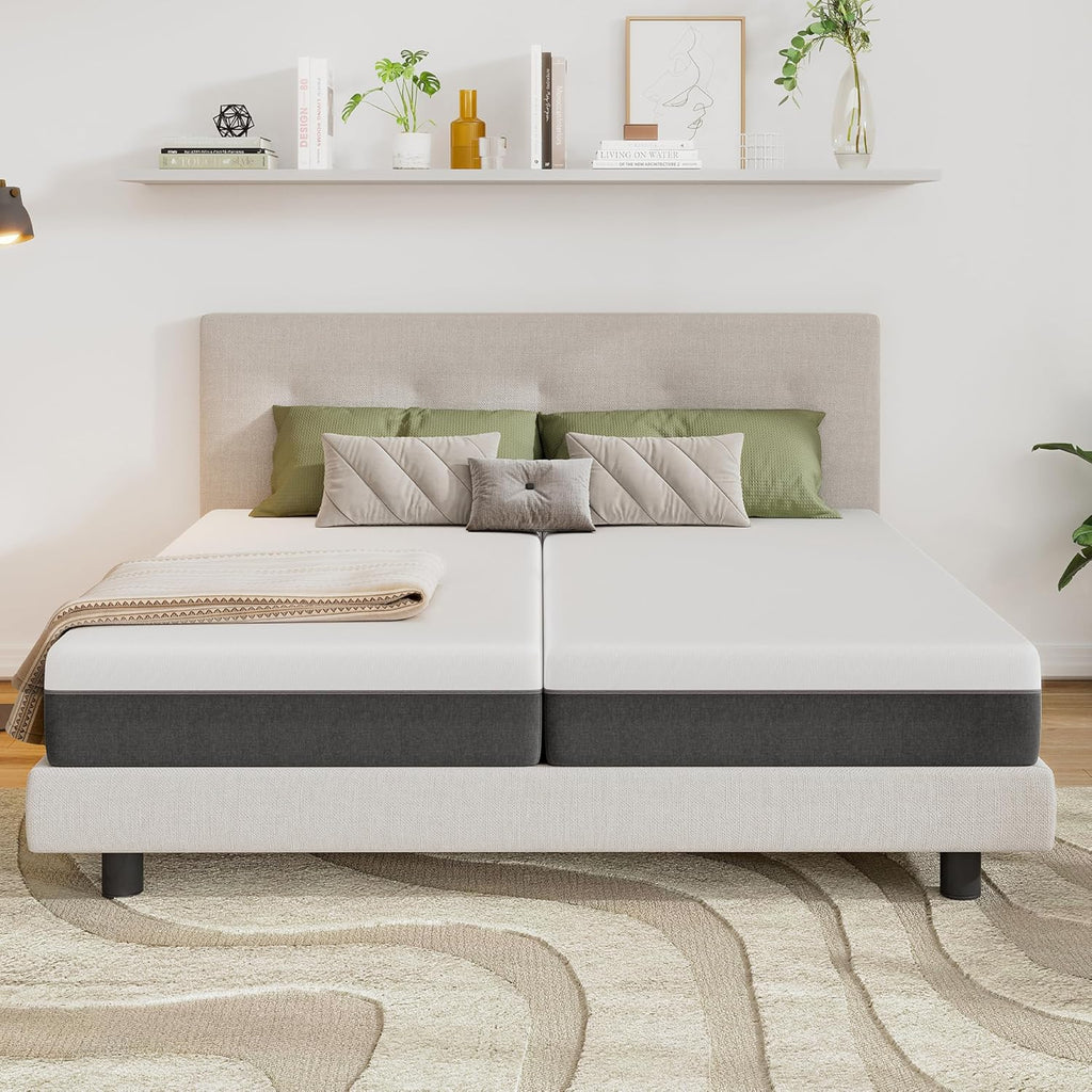 Matelas EGO HOME 160 x 200 cm, Hauteur 18 cm, Mousse Froide H3 à 3 Couches, Utilisable des Deux Côtés – Soulage la Pression, Élasticité Ponctuelle, Respirant, Ergonomique pour le Dos