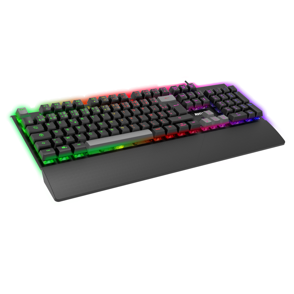 Akuma clavier gaming shônen k02 membrane touche retroeclaire