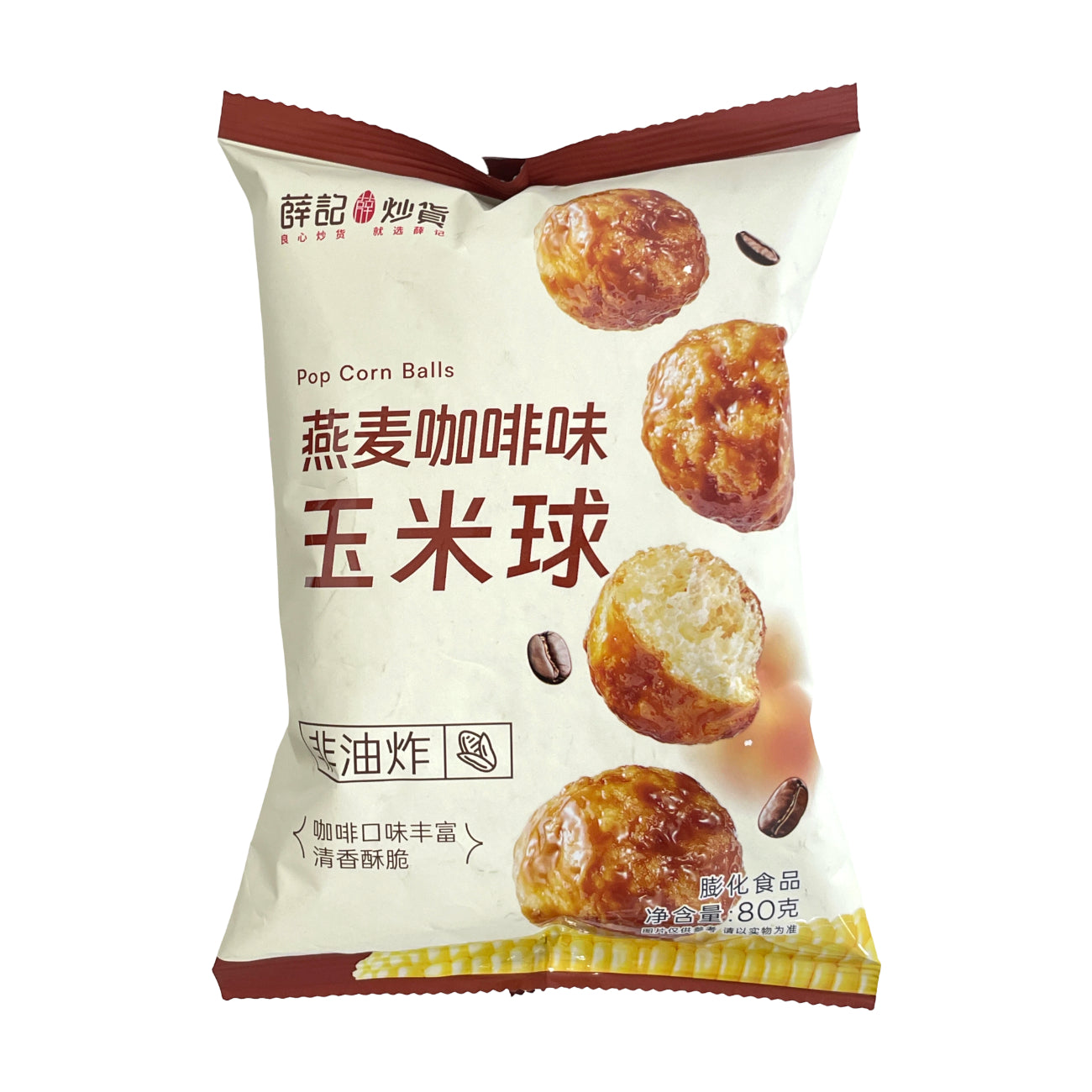 Xue Ji Boules de maïs (saveur café et avoine) 80 g