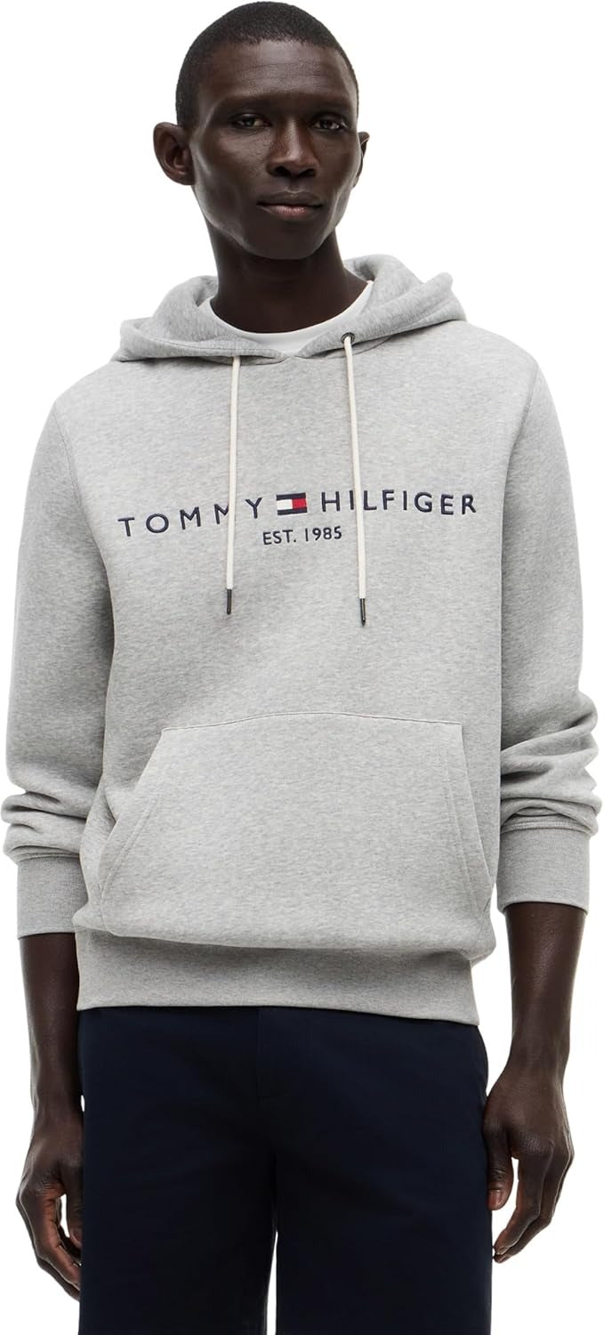 TOMMY HILFIGER Sweat à capuche Core Logo Gris XXL
