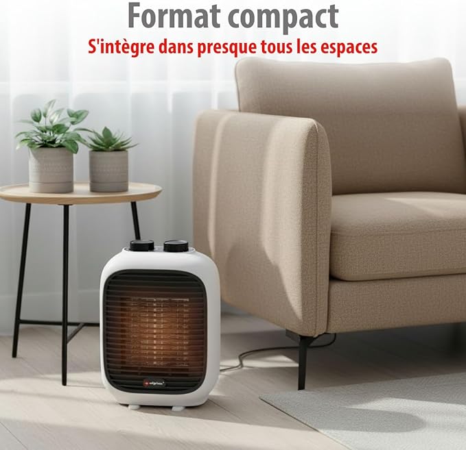 Alpina Radiateur Electrique Mobile PTC 230 V 1500 W